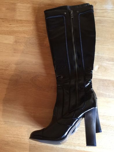 High Heel, Black Knee Boots