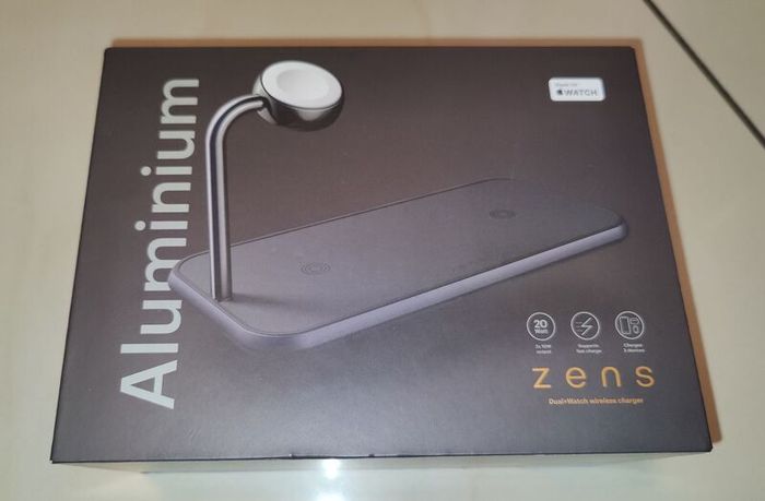 Zens Dual and Watch Aluminium Magnetic Wireless Charger