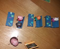 Peppa pig school set