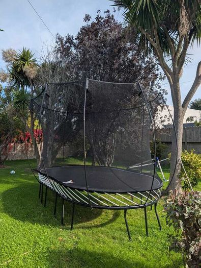 Springfree 13ft x 8ft Oval Trampoline (O92) - only 4 months old. As good as new