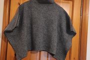 100% merino wool,Irish made poncho