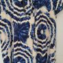 Made in Italy navy and cream abstract print tunic style midi SzL (Fit 12-14UK) Image 7