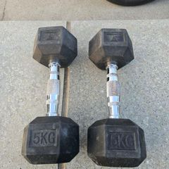dumbell 5kg pair