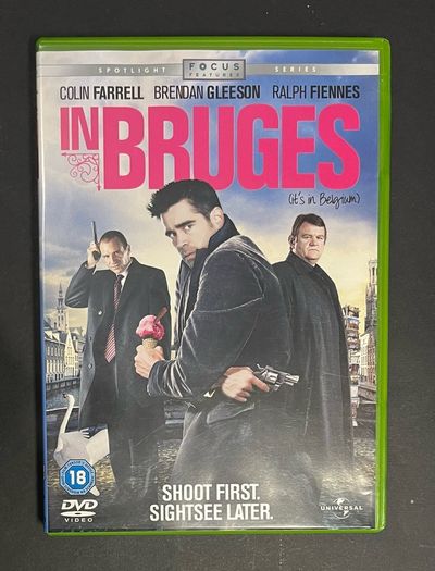 In Bruges. DVD Film . Staring Colin Farrell, Brendan Gleeson & Ralph Fiennes