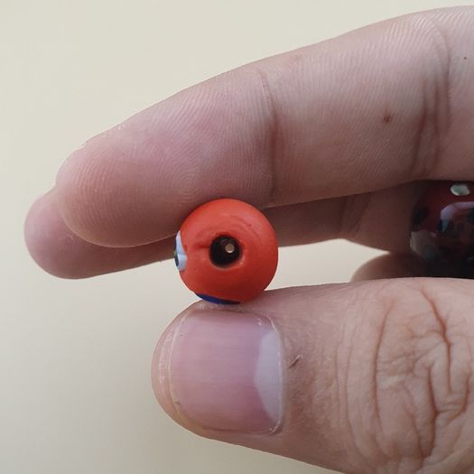 Vintage Venetian Style Millefiori Glass Beads Lot of 7