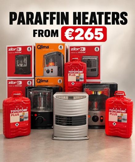 Toyotomi Zibro LC300 3Kw Fan Rolf Paraffin Heater
