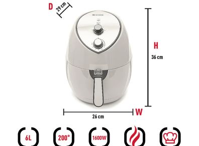 6 Litre Air Fryer
