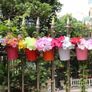 NEW SALE | 10 x Metal Iron Flower Pot Vase Hanging Balcony Garden Planter Home Decor Image 2