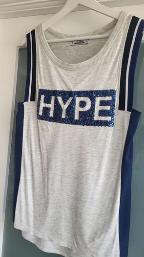 Pull & Bear HYPE sleeveless t-shirt Sz M (Fit 10-12UK)