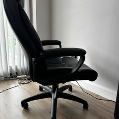 Office Chair - Jysk Tjele Black Faux Leather