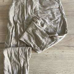 Tan linen trousers mens
