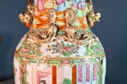 19th century Chinese Canton famille rose vase