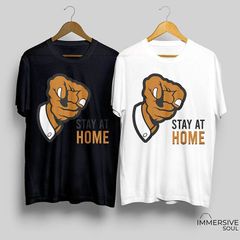 Stay at home, corona virus t-shirt
