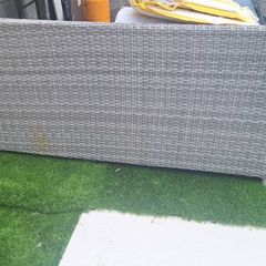 Rattan bench