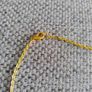 Ceramic glazed cross pendant on a gold coloured chain with a lobster clasp closure in excellent condition with no issues FREE STANDARD POSTAGE INCLUDED Image 4