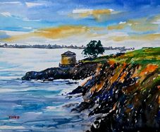 Sutton tower watercolour