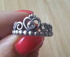 Pandora silver 925 ring size 50 (K)