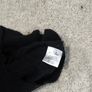 Whistles Black Cotton Angora Blend Top with Sheer Sleeves & Silk Trim - Size 1 (UK 8/10) Image 4