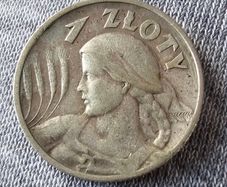 1925 poland silver coin