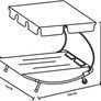 Premium Double Sun Lounger with Canopy Ideal for Two-Person Outdoor Relaxation:AVAILABLE FOR COLLECTION Image 2