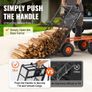 Garden Dump Cart Heavy-duty Metal Yard Carts and Wagons 880 lbs/399.2 kg Loading Image 6