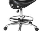 Neilsen Mechanic Synthetic Leather Biker Style Workshop Stool Roller Seat