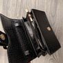 EGO Black croc-effect buckle bag Image 3