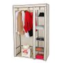 Canvas Folding Fabric Wardrobe 175 x 110 x 45 cm  - FREE DELIVERY NATIONWIDE Image 3
