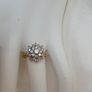 Sparkling Diamond Cluster Ring 18Carat Gold Image 2