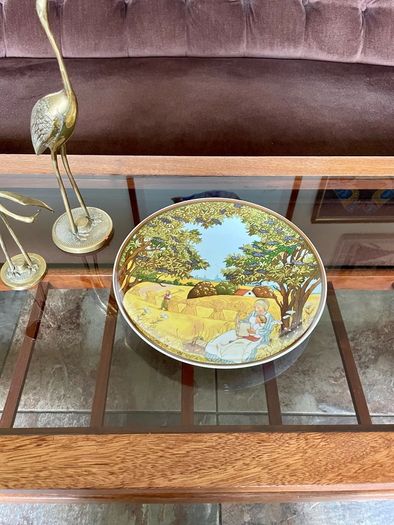 Vintage Collectors Plate Autumn Herbst Wall plate Heinrich Porcelain Villeroy and Boch