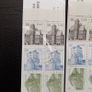 Ireland 1985.Two Definitive Stamps in Booklets.Customs House Dublin.One MNH.One cancelled on day of Issue. Image 3
