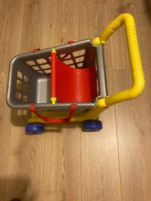 Smoby Shopping Trolley with dolls seat.