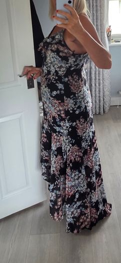 Black Flowery Dress