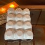 White Ceramic Egg Tray Kitchen Counter Storage Image 7