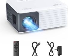 NEW SALE | Mini Projector, Portable Phone Projector 1080P Full HD Supported, YOTON Y3 Home Theater Movie Projector, Small Video Projector Compatible with HDMI,Smartphone,Tablet,PC,TV Stick,AV,USB