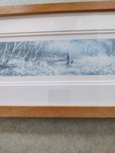 Through earthen riches framed picture print signed by Phillipe Gray.