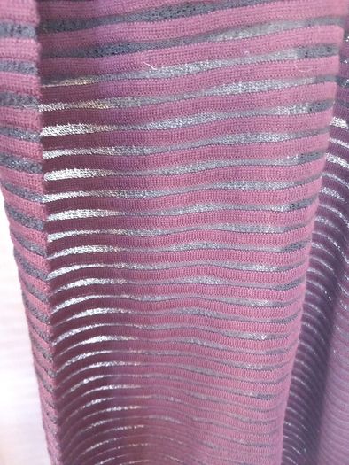 Oska Wine/Black Wool Wrap/Scarf Unused