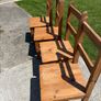 4 x Wooden Kitchen Chairs Image 3