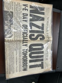 Vintage WW11 newspaper