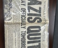 Vintage WW11 newspaper