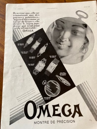 Antique Omega Ad -1931