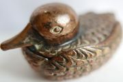 Vintage  Duck Mid-century  Small Pill Jewelry Holder