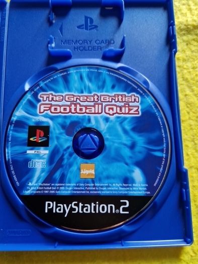 The Great British Football Quiz PlayStation2 ps2 games Original