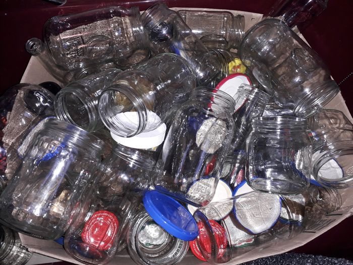 Glass Jars with Lids - Various Sizes
