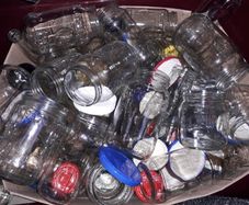 Glass Jars with Lids - Various Sizes