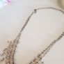 Silver Necklace with Beads Image 4