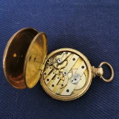 Gold pocket watch