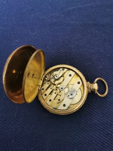 Gold pocket watch