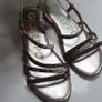 GIOSEPPO silver bling strappy sandals Sz 41 (Fit 7-7.5 UK) Image 2