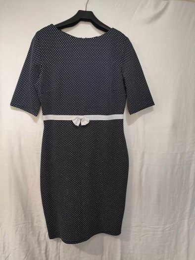 Paper Dolls navy white polkadot Mini dress size 16 Postage included
